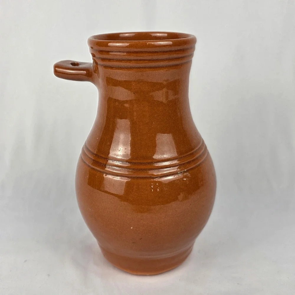 Williamsburg‎ Pottery Authentic 18th Century Bird Bottle Earthenware Terracotta